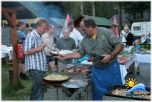 Der Meister beim Grillen