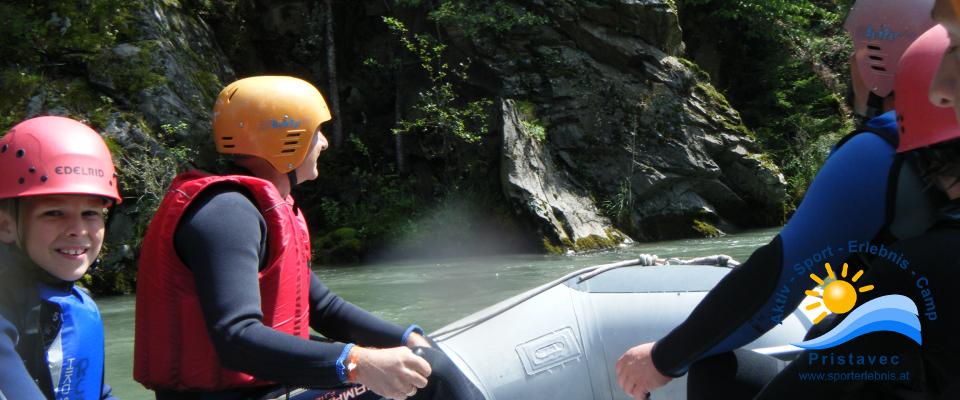 Rafting auf der Möll