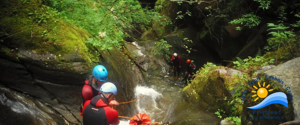 Canyoning in Kärnten