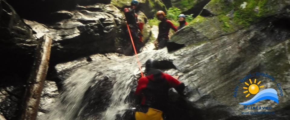 Canyoning in der Wunzenschlucht