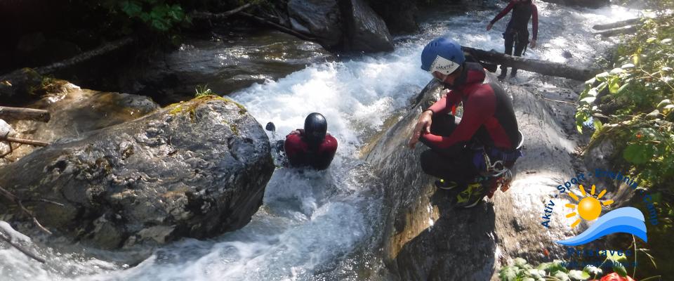 Canyoning easy ab 7 Jahren