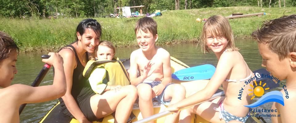 Spass kommt hier beim Rafting in Kärnten