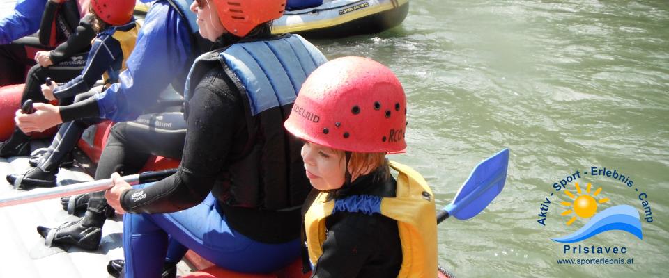 Rafting in Kärnten, auch für Kinder