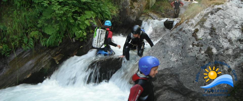 Canyoning in der Fragantschlucht