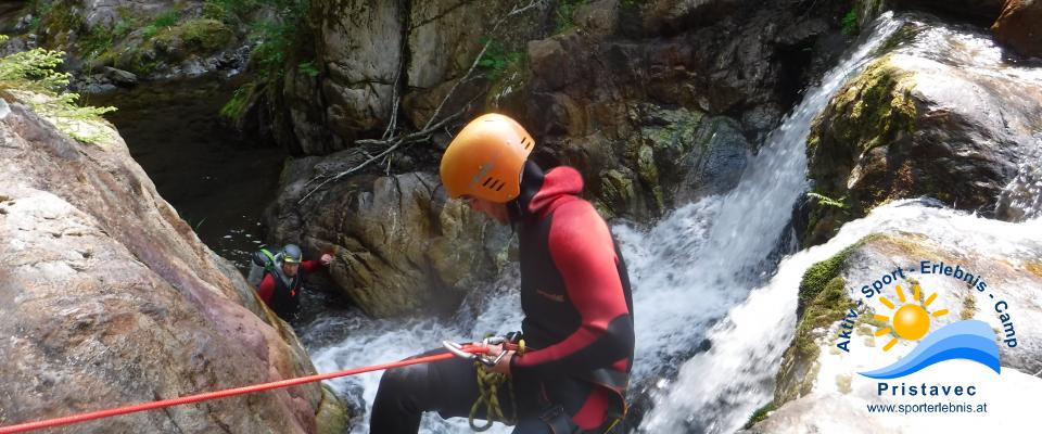 Canyoning Wunzenschlucht