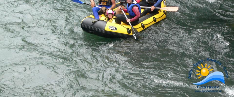 Rafting in Kärnten ein Spaß für alle Familienmitglieder