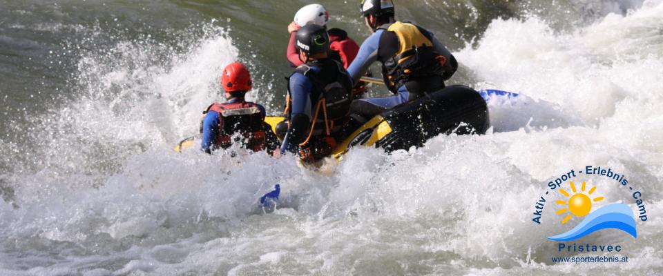 Rafting mit den Mini Booten