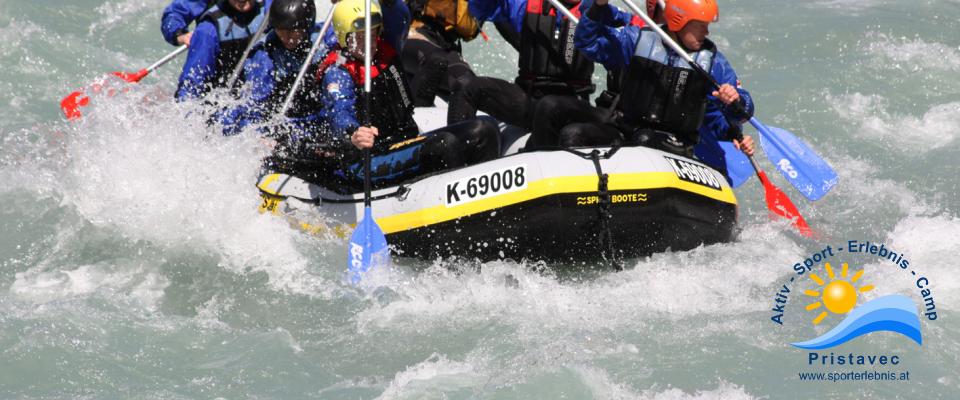 Rafting auf der Isel in Osttirol