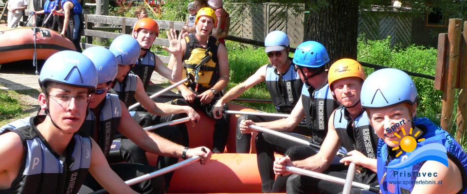 Schulsport Rafting auf der Möll